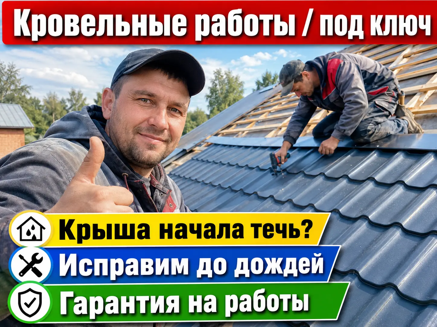 Кровельные работы