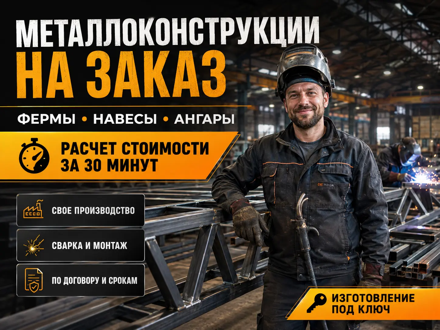 Изготовление металлоконструкций