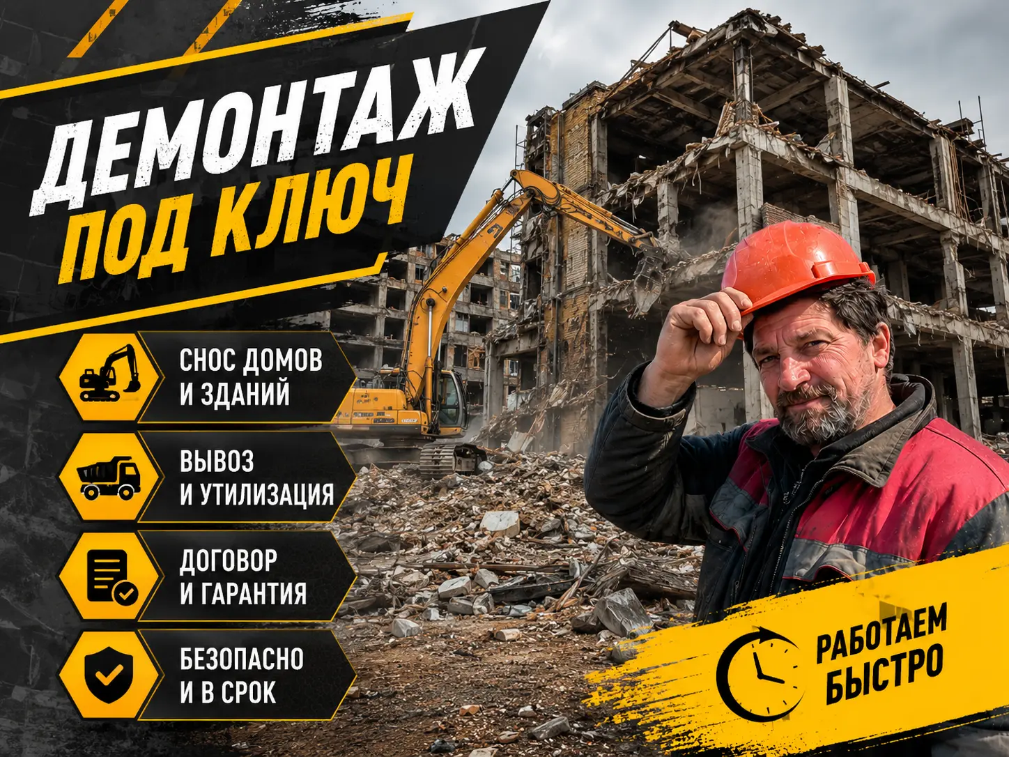 Демонтажные работы