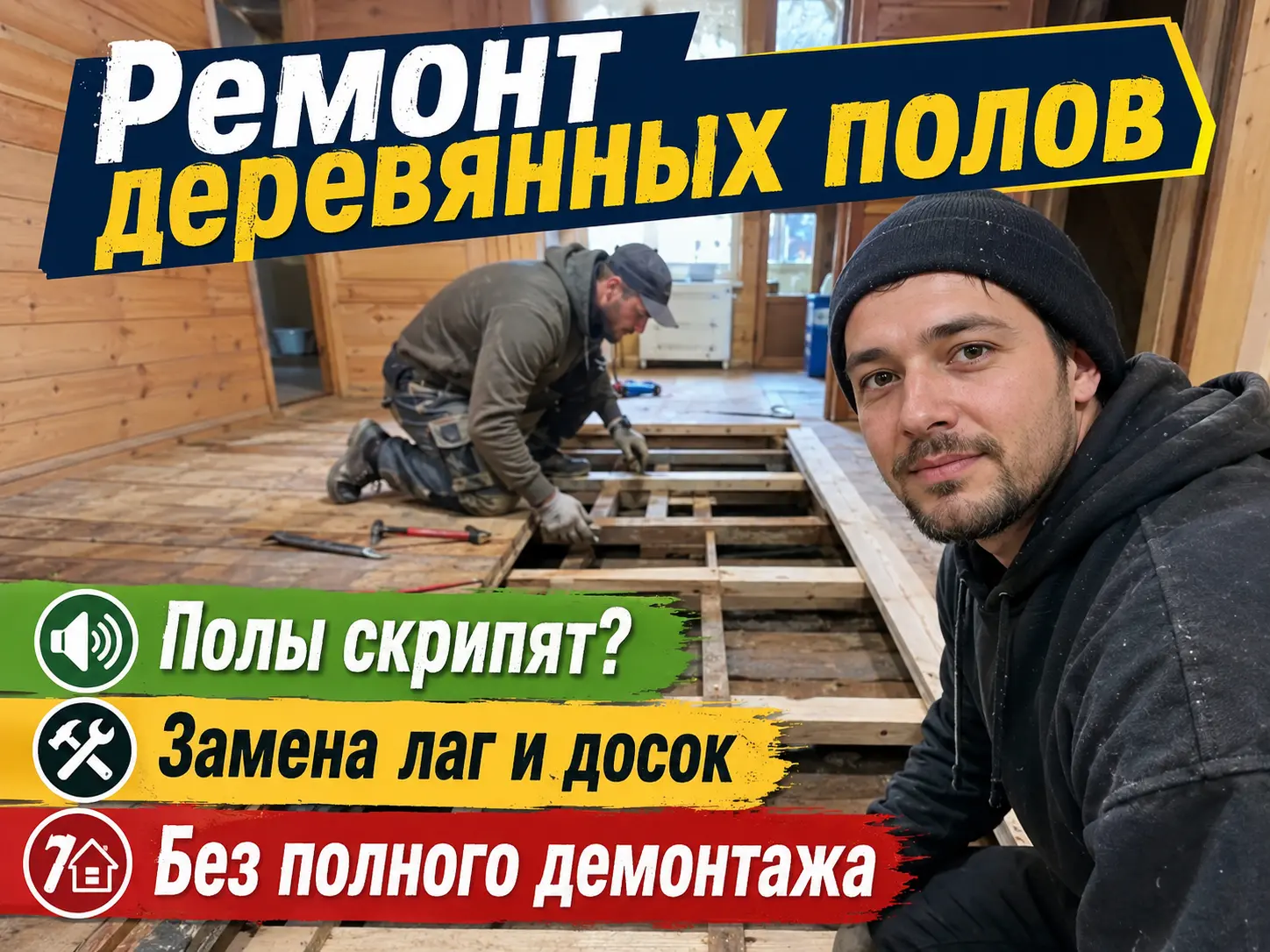 Ремонт деревянных полов